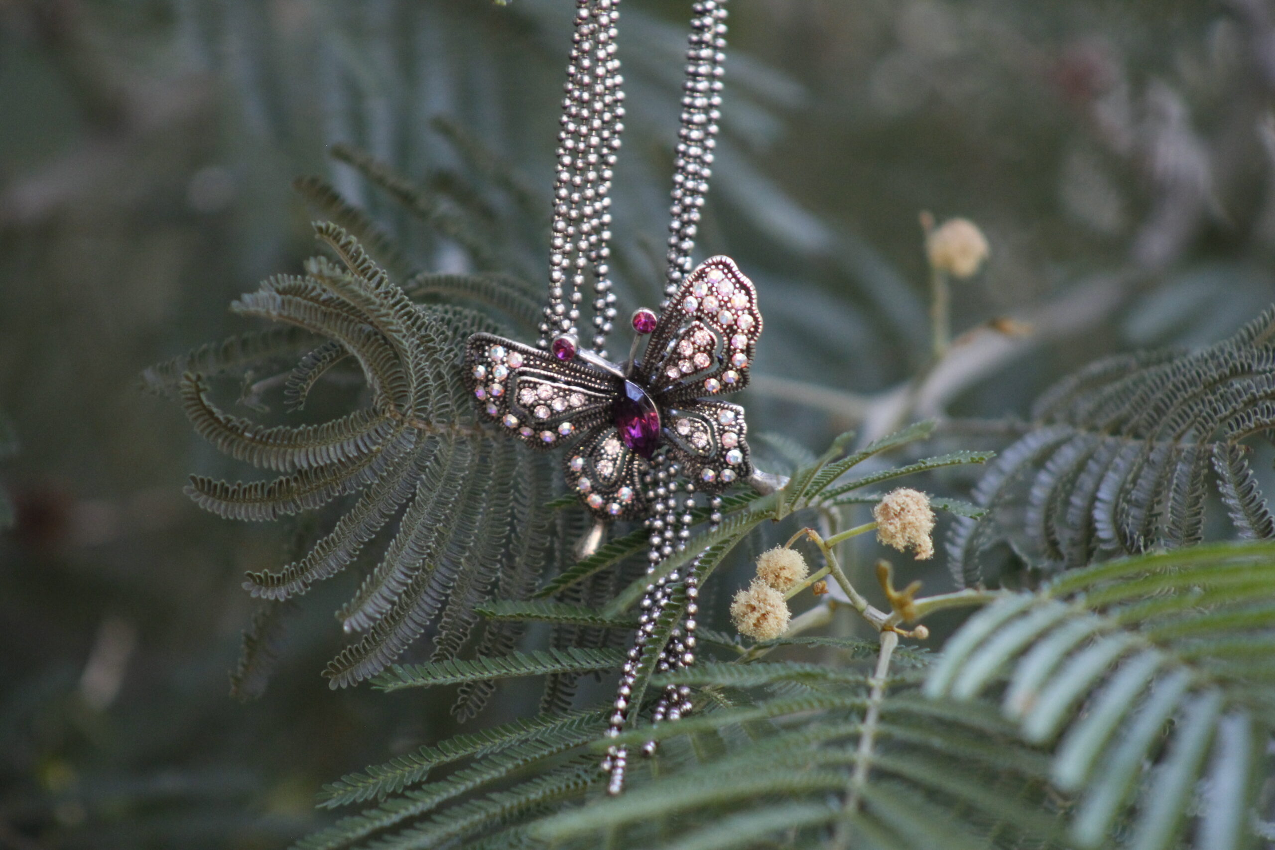 Butterfly Pendant Costume Jewellery