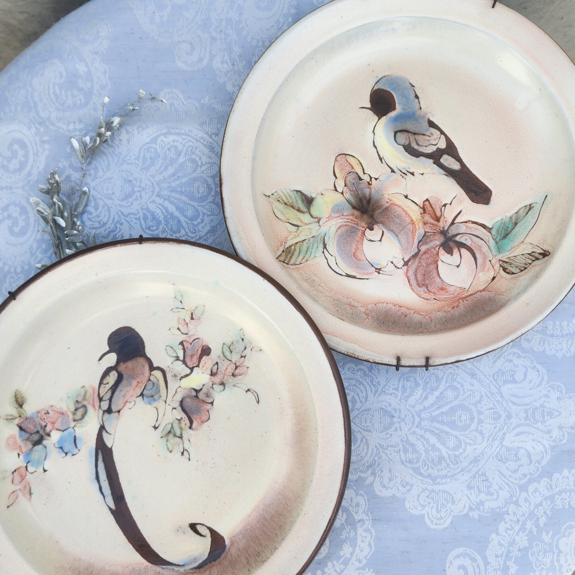 Ceramic Bird Plates