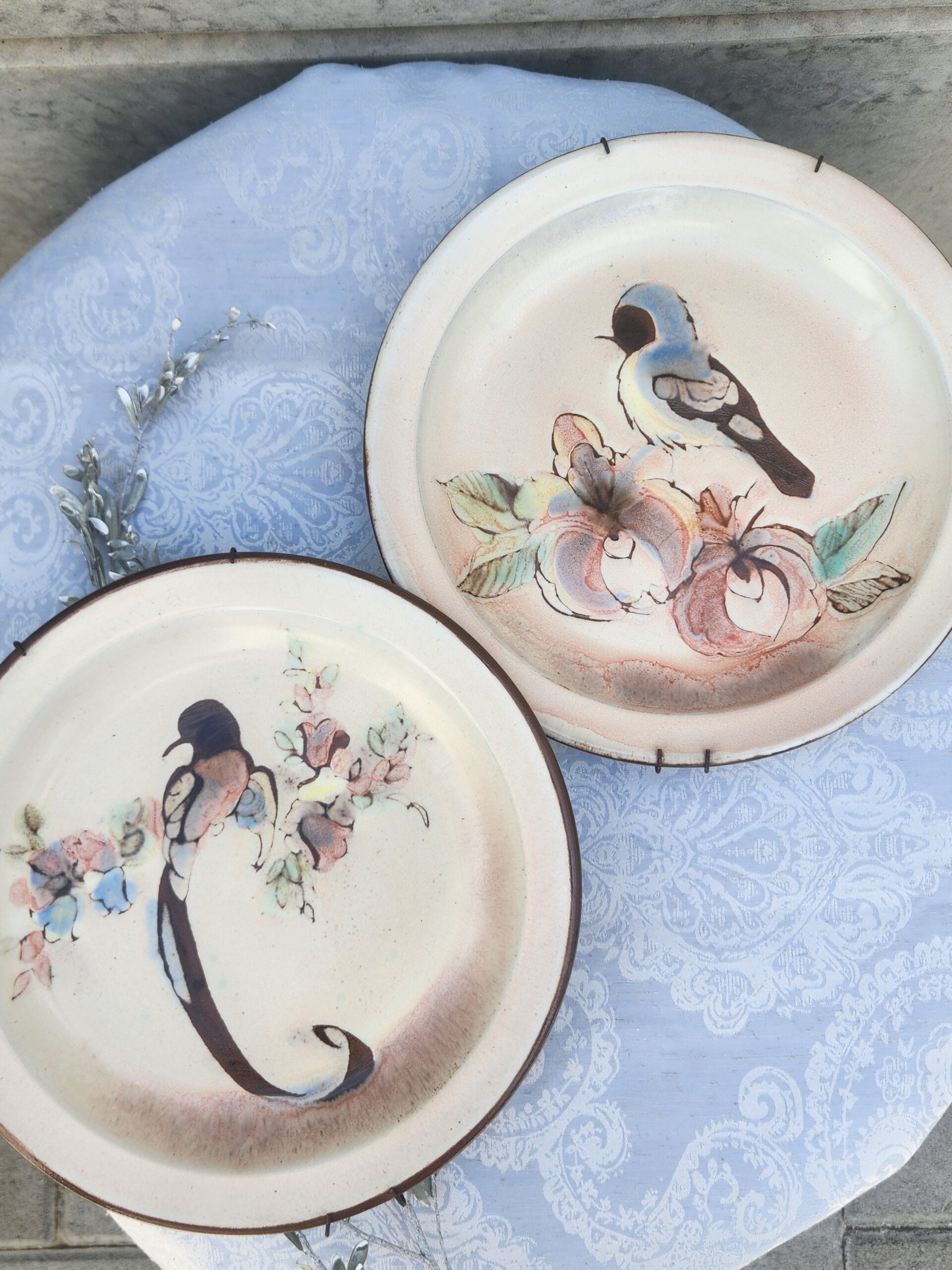 Ceramic Bird Plates